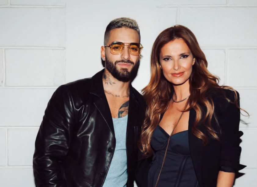 Cristian Ferreira fotografou-se ao lado de Maluma, na Altice Arena