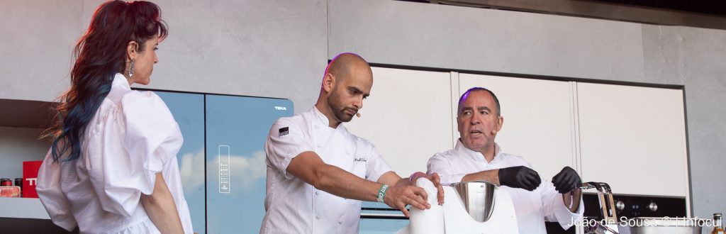 Fotorreportagem do 'live cooking' do Chef Vítor Sobral no Rock in Rio Lisboa