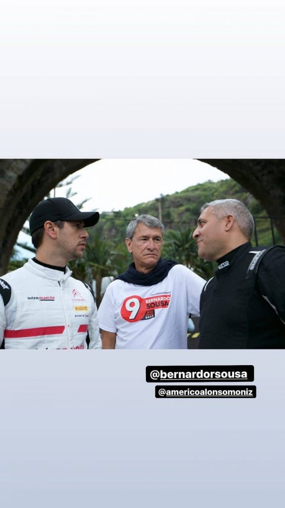 As primeiras imagens de Bernardo Sousa no Rally do Faial e a família a apoiar