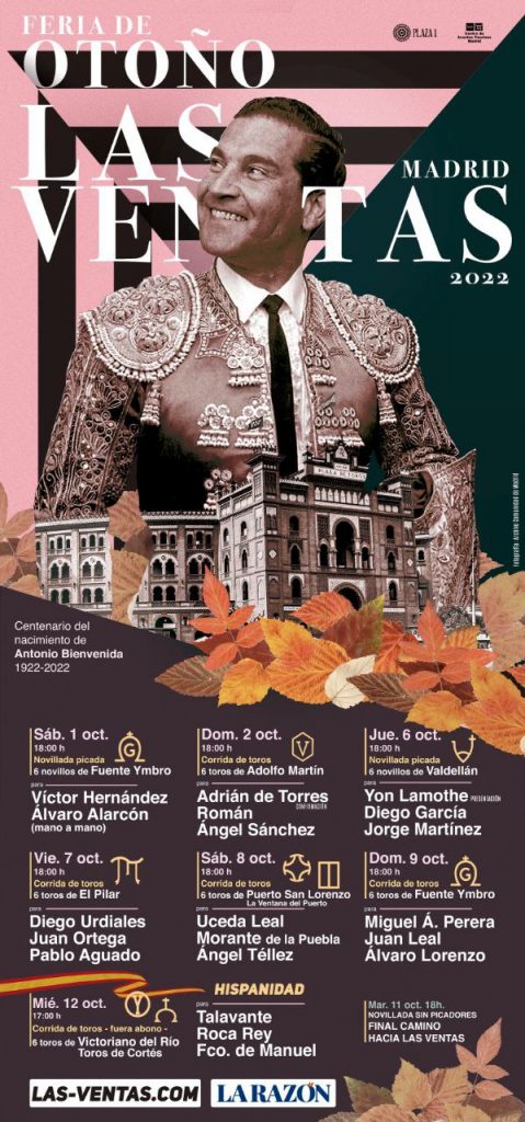 Plaza 1 anuncia cartéis da Feira de Outono em Las Ventas
