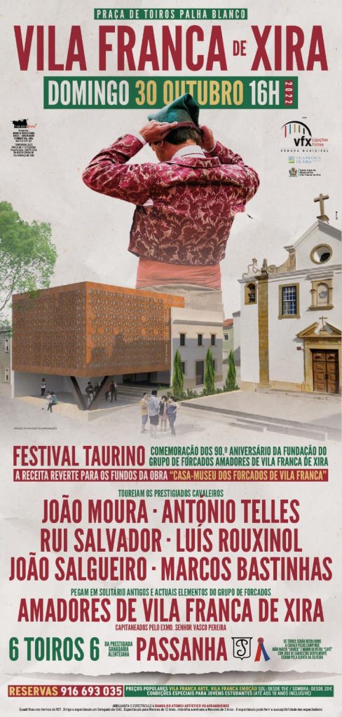 Festival Taurino em Vila Franca de Xira a 30 de Outubro
