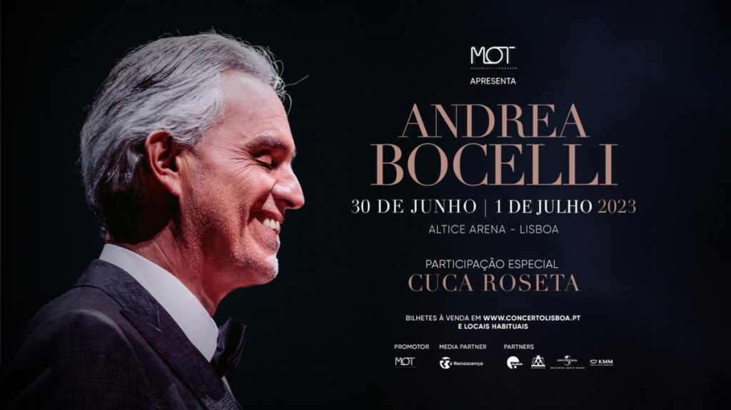 Cuca Roseta é convidada dos concertos de Andrea Bocelli na Altice Arena