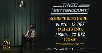 Tiago Bettencourt com concertos em Porto e Lisboa em Dezembro