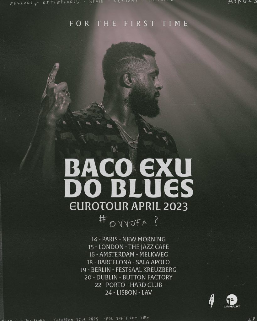 Baco Exu do Blues anuncia concertos em Porto e Lisboa
