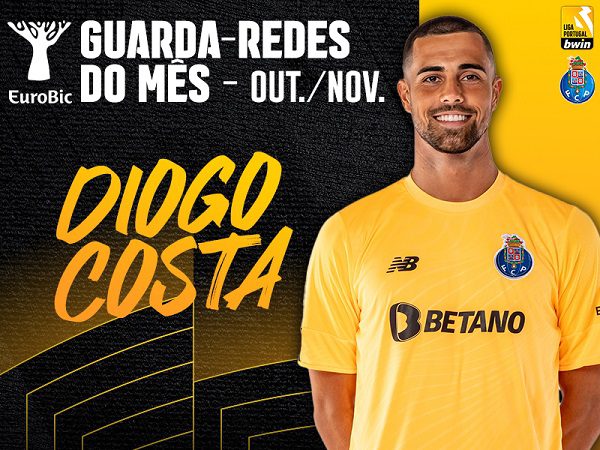 Diogo Costa eleito melhor guarda-redes da Liga em Outubro e Novembro