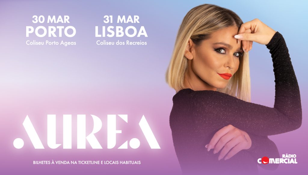 Aurea anuncia concertos nos coliseus de Porto e Lisboa