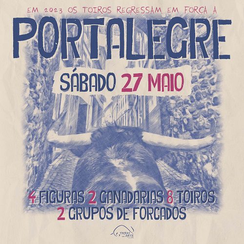 Corrida de touros em Portalegre a 27 de Maio