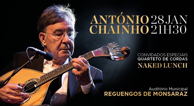 António Chainho actua em Reguengos de Monsaraz a 28 de Janeiro