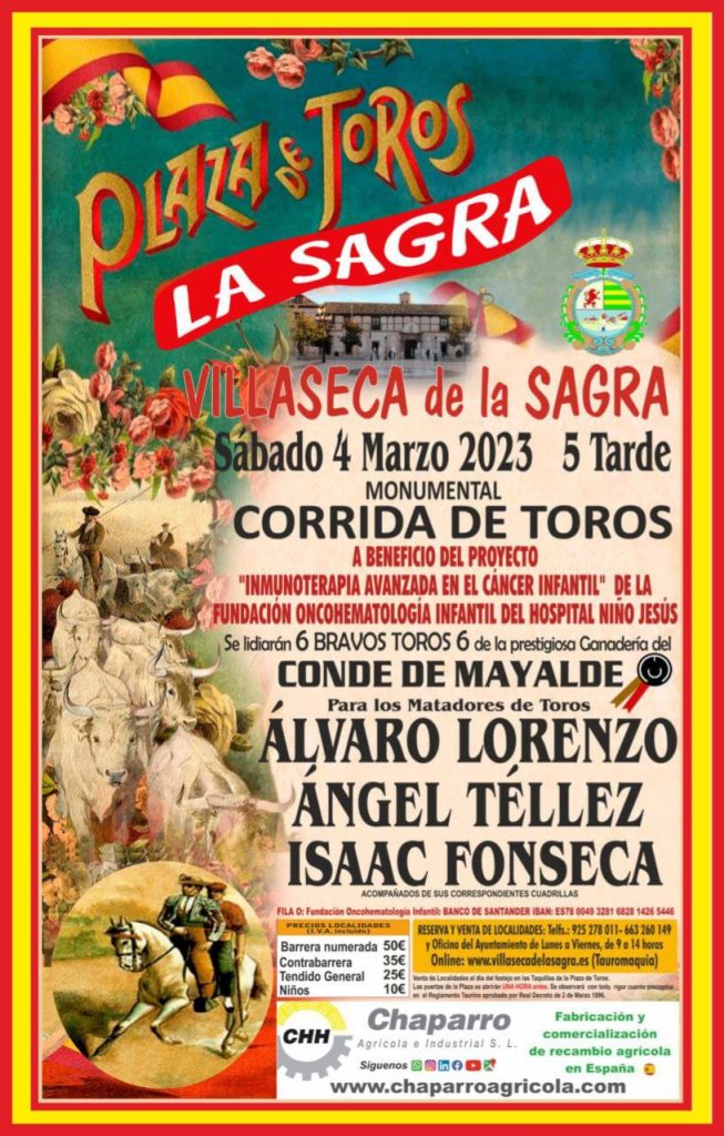Lorenzo, Téllez e Fonseca em Villaseca de la Sagra
