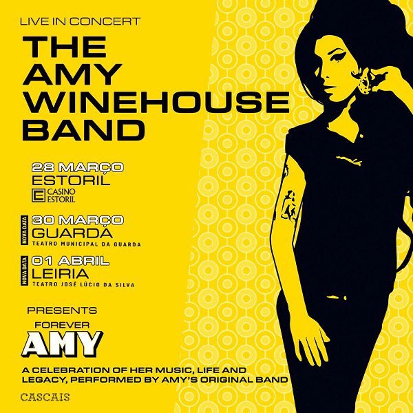 The Amy Winehouse Band com concertos no Casino Estoril, Guarda e Leiria