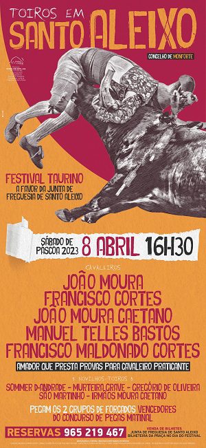 Festival Taurino em Santo Aleixo com cartel rematado