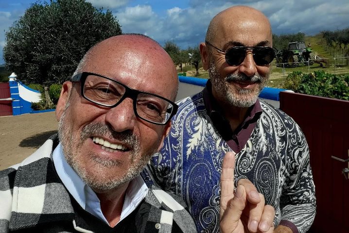 Goucha e Rui Oliveira com stand na FIAPE para venderem azeite
