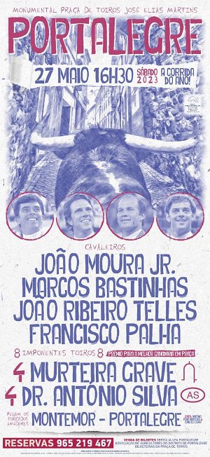 Moura Jr, Bastinhas, Telles e Palha em Portalegre