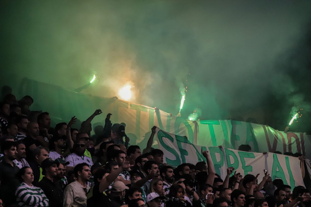 Pirotecnia na 1ª parte do Sporting - Juventus