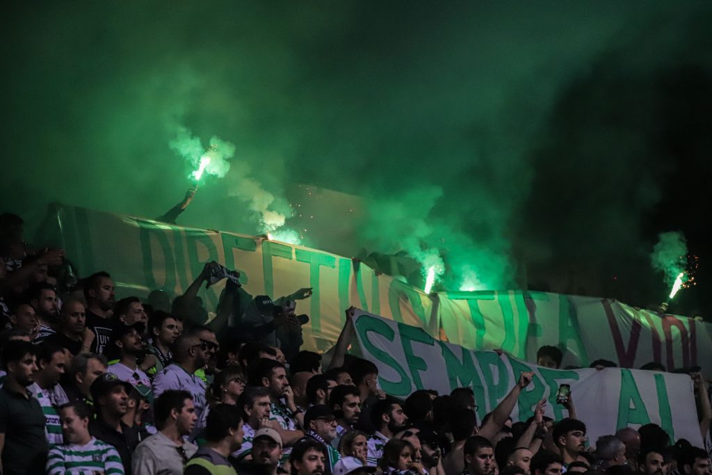 Pirotecnia na 1ª parte do Sporting - Juventus