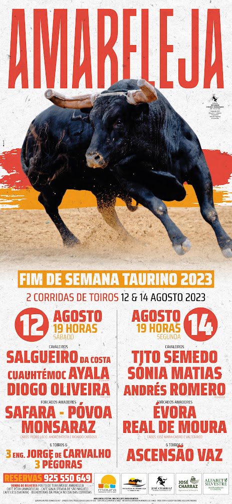 Amareleja recebe duas corridas de touros em Agosto