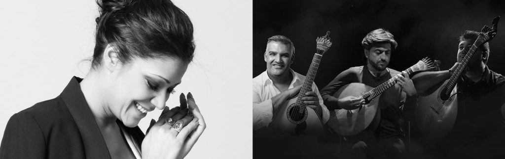 Raquel Tavares e 3 guitarrista no Festival Fado Sevilha