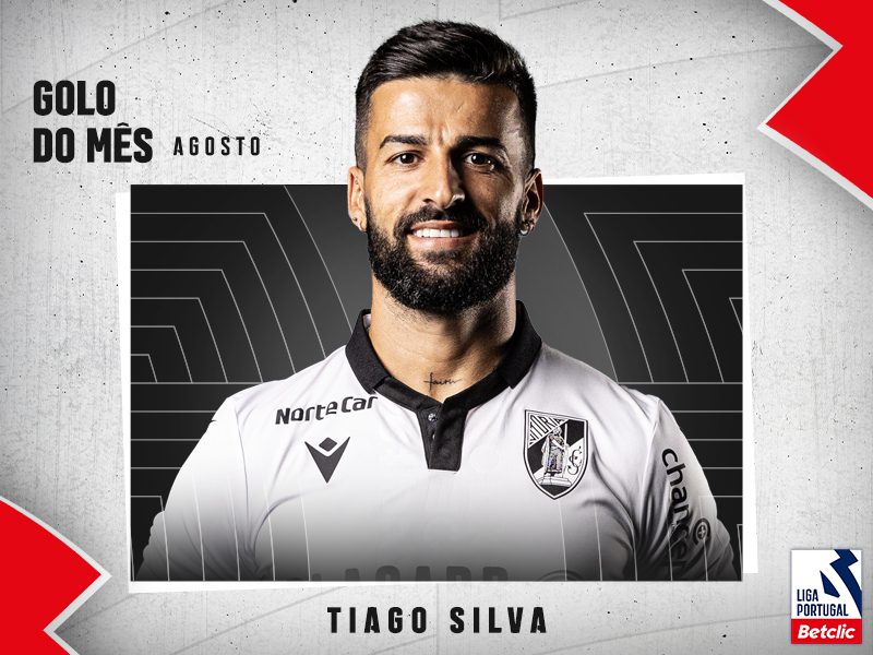 Tiago Silva vence golo do mês de Agosto na Liga Portugal Betclic