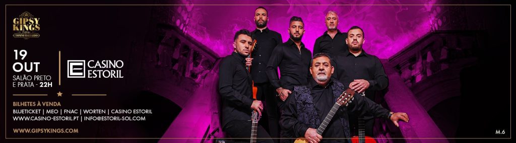 Gipsy Kings featuring Tonino Baliardo no Salão Preto e Prata do Casino Estoril