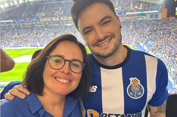 Joana Marques posa com Felipe Neto: "O tipo de youtuber que eu respeito"