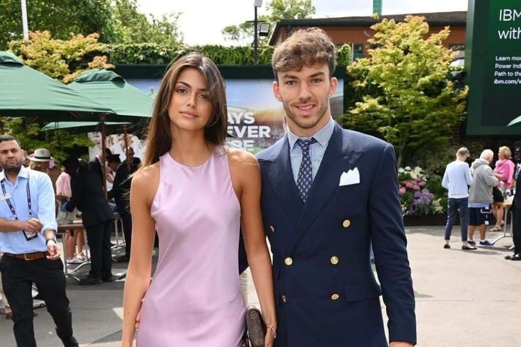 Pierre Gasly declara-se a Francisca Cerqueira Gomes
