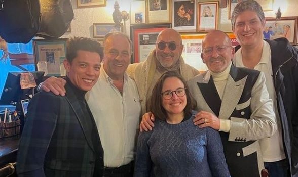 Goucha, Joana Marques, Rui Oliveira, Vasco Palmeirim e Daniel Leitão em jantar no Solar dos Nunes